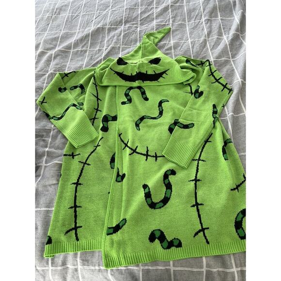 Disney Nightmare Before Christmas Oogie Boogie Cardigan.Hot Topic Small NWT!! - Picture 1 of 5